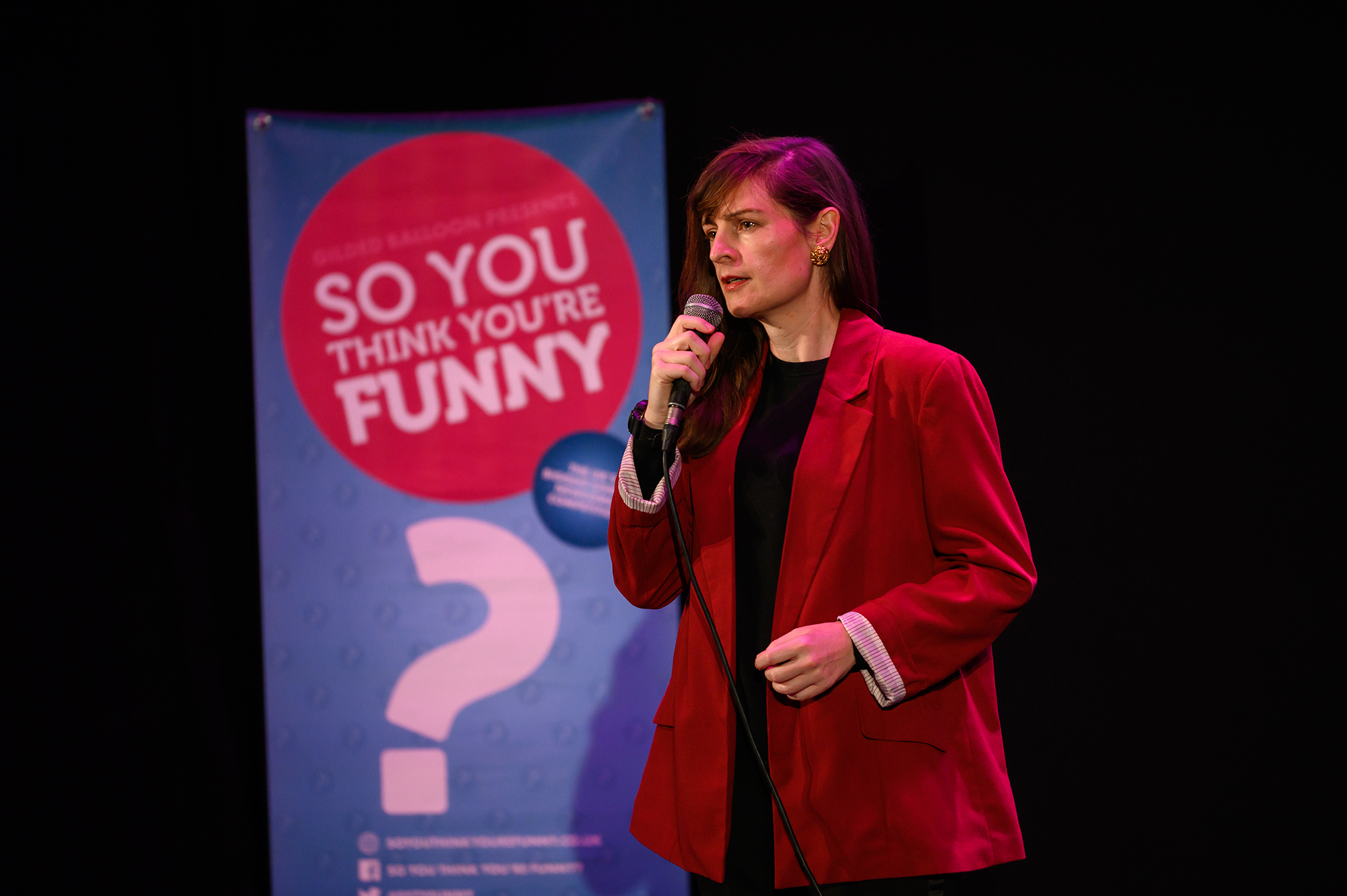Madeleine Brettingham winner of So You Think You're Funny? 2025 - credit Steve Ullathorne